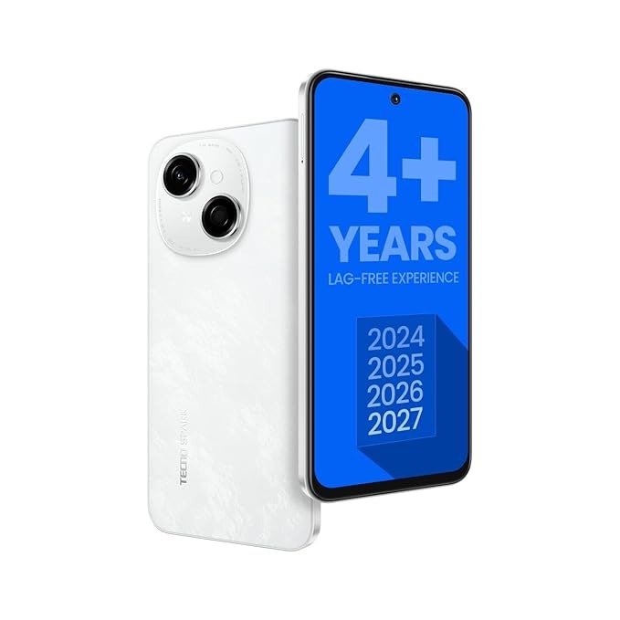 Spark Go 1 3GB RAM + 64GB Almacenamiento, Negro y Blanco - Dual SIM Liberado