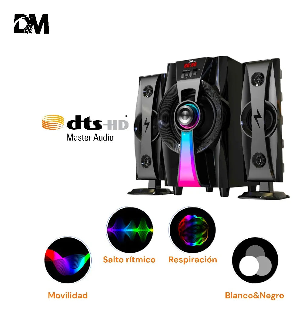 ALTAVOZ MULTIMEDIA SPEAKER D&M 3.1 CHANNEL