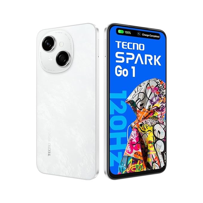 Spark Go 1 3GB RAM + 64GB Almacenamiento, Negro y Blanco - Dual SIM Liberado