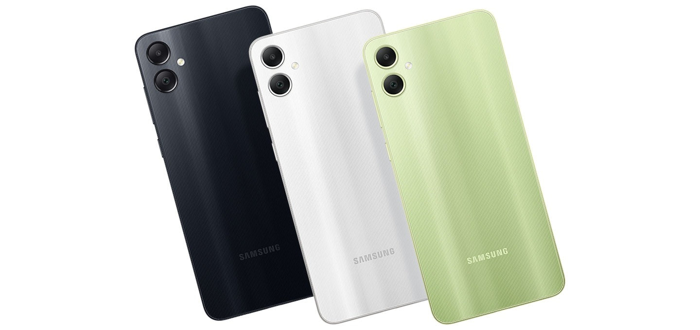 Samsung Galaxy A05, 4GB I 128GB, liberado Dual Sim (Negro, Gris y verde).