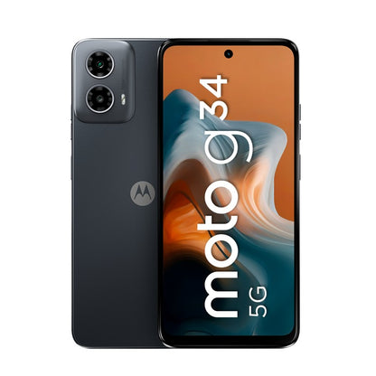 Moto G34 5G 8GB RAM + 256GB Almacenamiento, Negro - 1 SIM Tigo